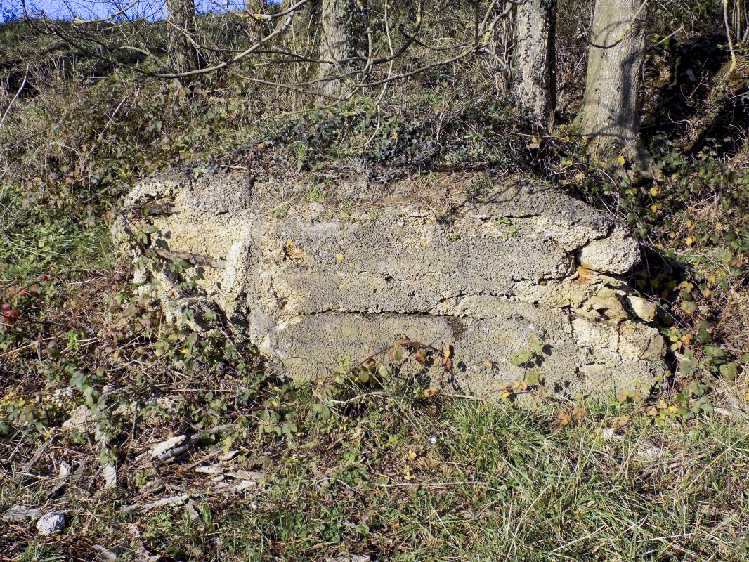 Ligne Maginot - Cuve à mortier de la SERPE - L'arrière