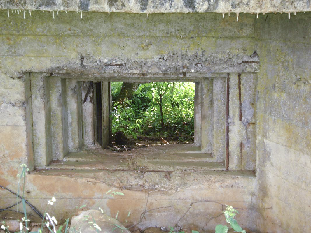 Ligne Maginot - SAINT WALFROY OUEST - (Blockhaus pour canon) - Créneau AC avec entrée AC à l’arrière