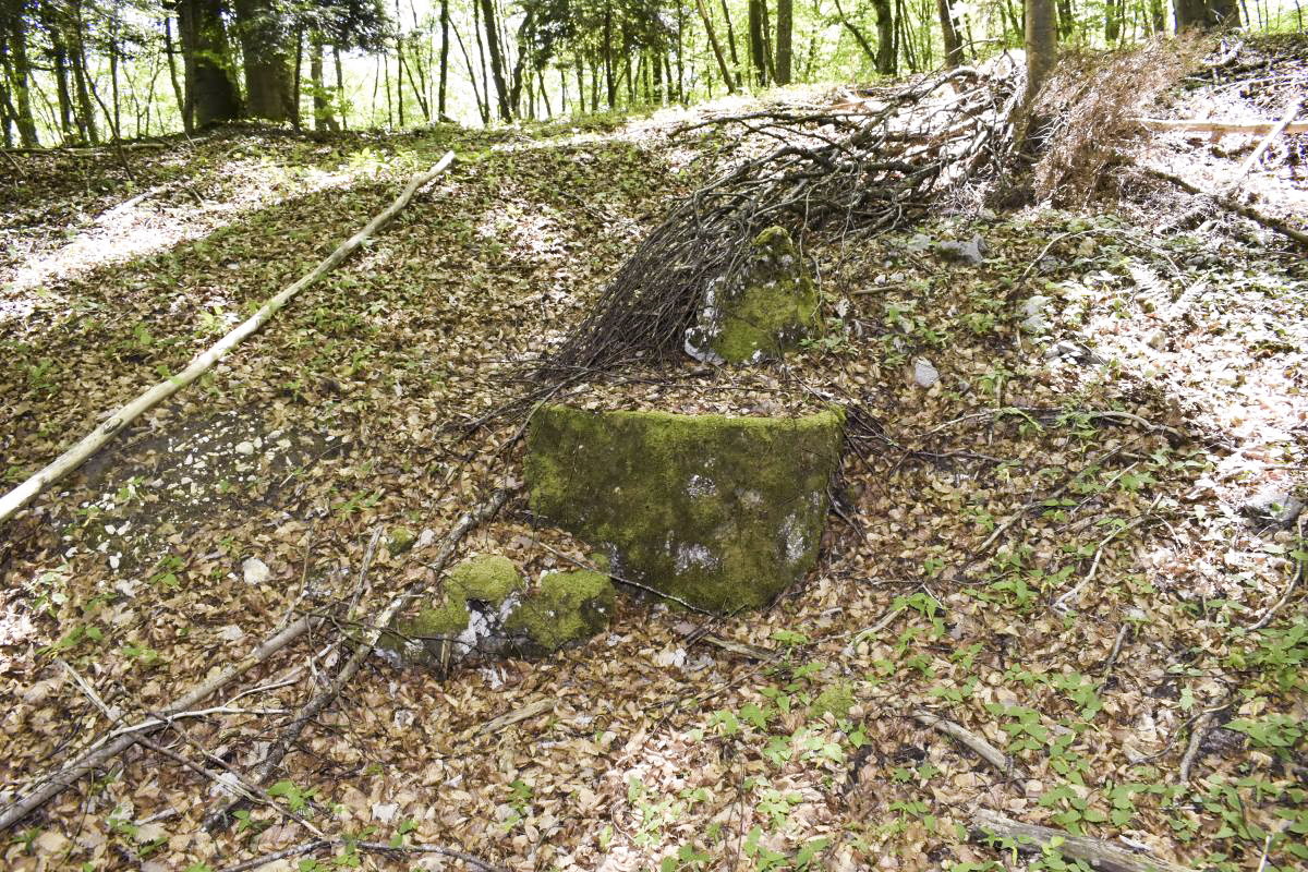 Ligne Maginot - Funiculaire du GLASERBERG - Massif support du treuil ?