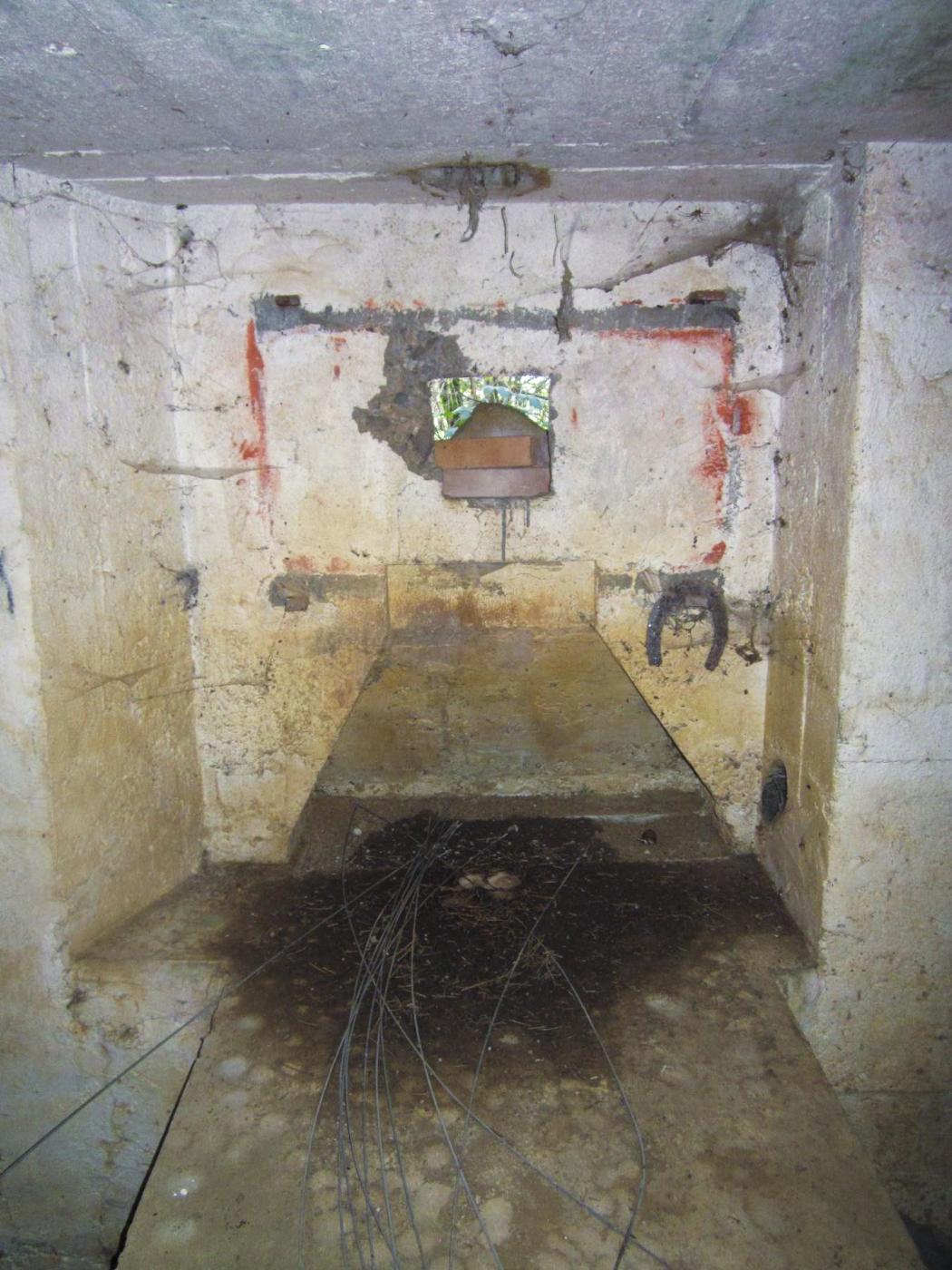 Ligne Maginot - 36 - ROUTE DE BLAGNY - (Blockhaus pour arme infanterie) - Chambre de tir
Mitrailleuse de gauche