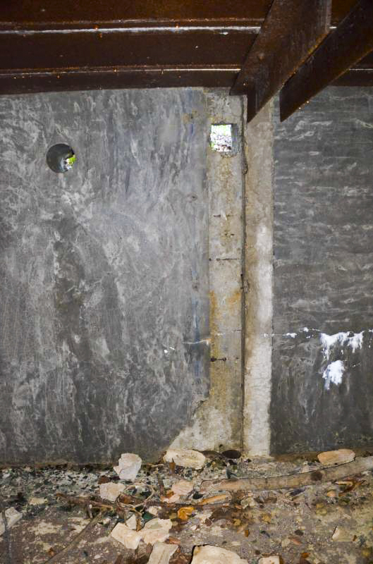 Ligne Maginot - NEUNEICH (SOUS-QUARTIER CENTRE) - (PC de Sous-Quartier) - Gaine d'arrivée du cablage