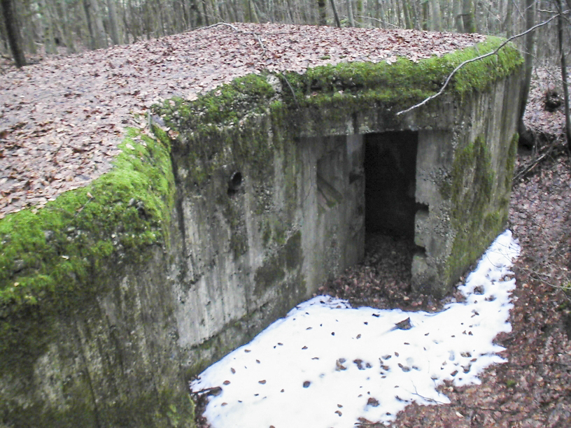 Ligne Maginot - Entrée sud - Vue sur l'entrée sud dépourvu de porte. - Félix Dr. Dimitric