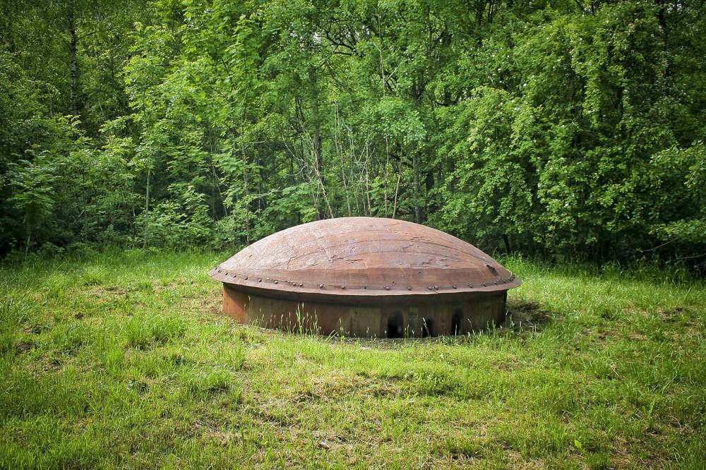 Ligne Maginot - SCHIESSECK - (Ouvrage d'artillerie) - Bloc 7
La tourelle de 75 R 32
