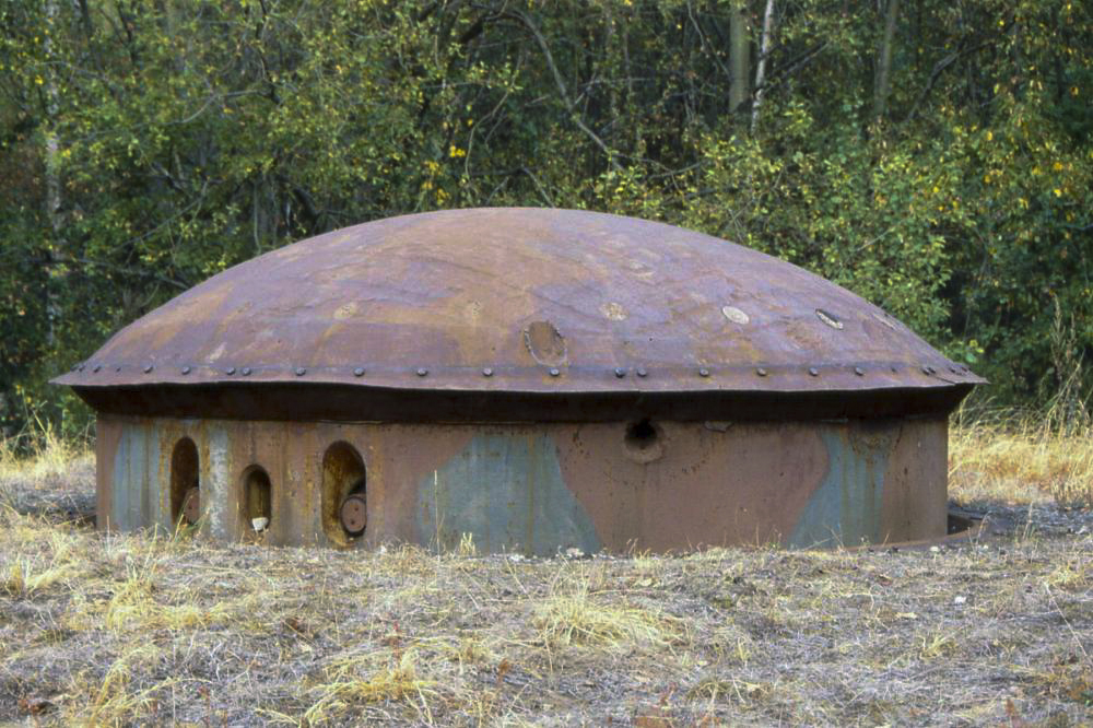 Ligne Maginot - SCHIESSECK - (Ouvrage d'artillerie) - Bloc 7
Tourelle de 75