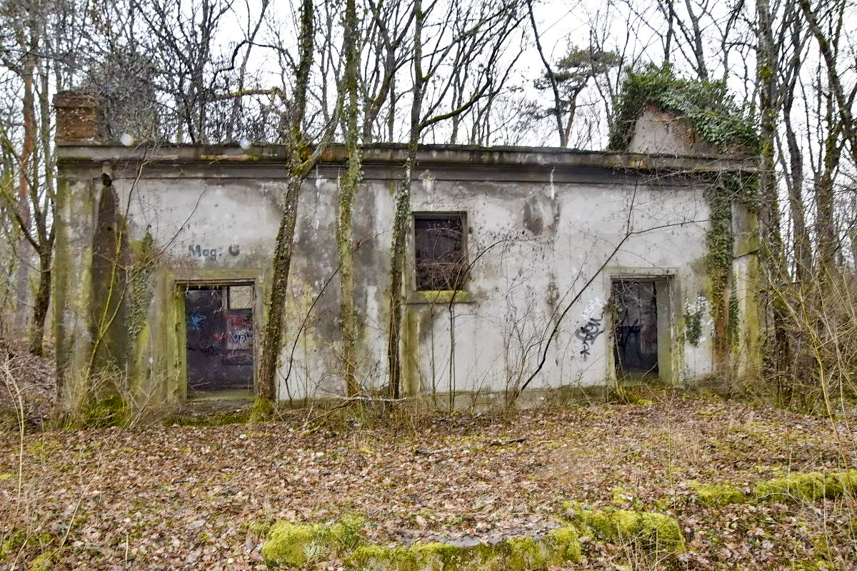 Ligne Maginot - REININGUE - (Dépôt de Munitions) - Bâtiment encore en place (D)
Inscription Mag G au dessus de la porte