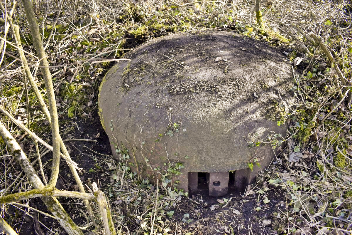 Ligne Maginot - 7/1 - PONT RAIL DE CHALAMPE SUD - (Abri) - Cloche vue du dessus
