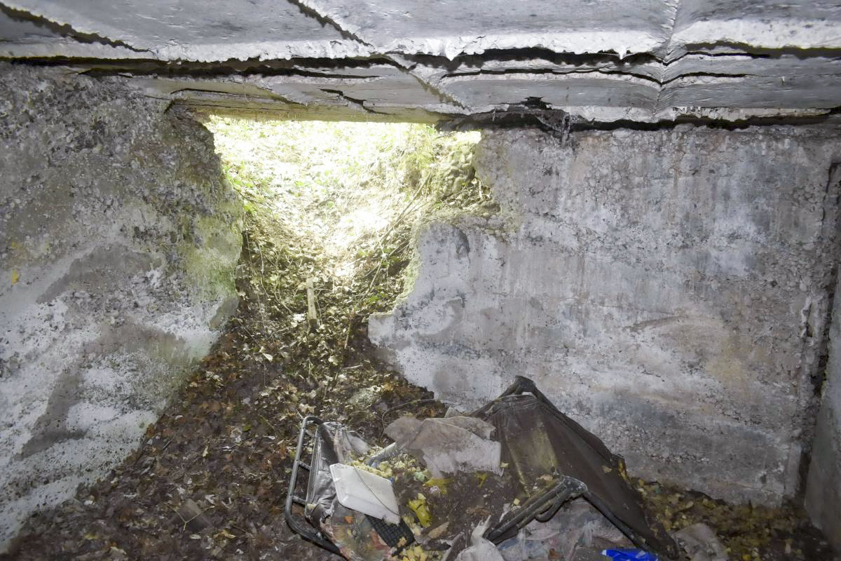Ligne Maginot - BLODELSHEIM OUEST 4 - (Abri) - Intérieur vue vers l'entrée ouest