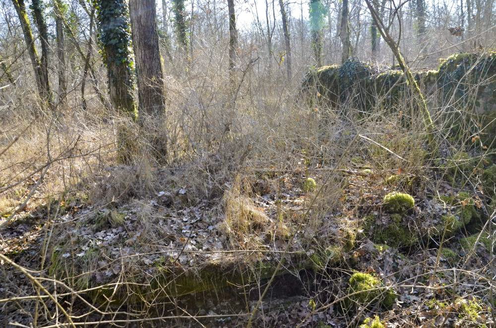 Ligne Maginot - CARREFOUR 224 NORD - (Blockhaus pour arme infanterie) - Plate-forme devant la façade est