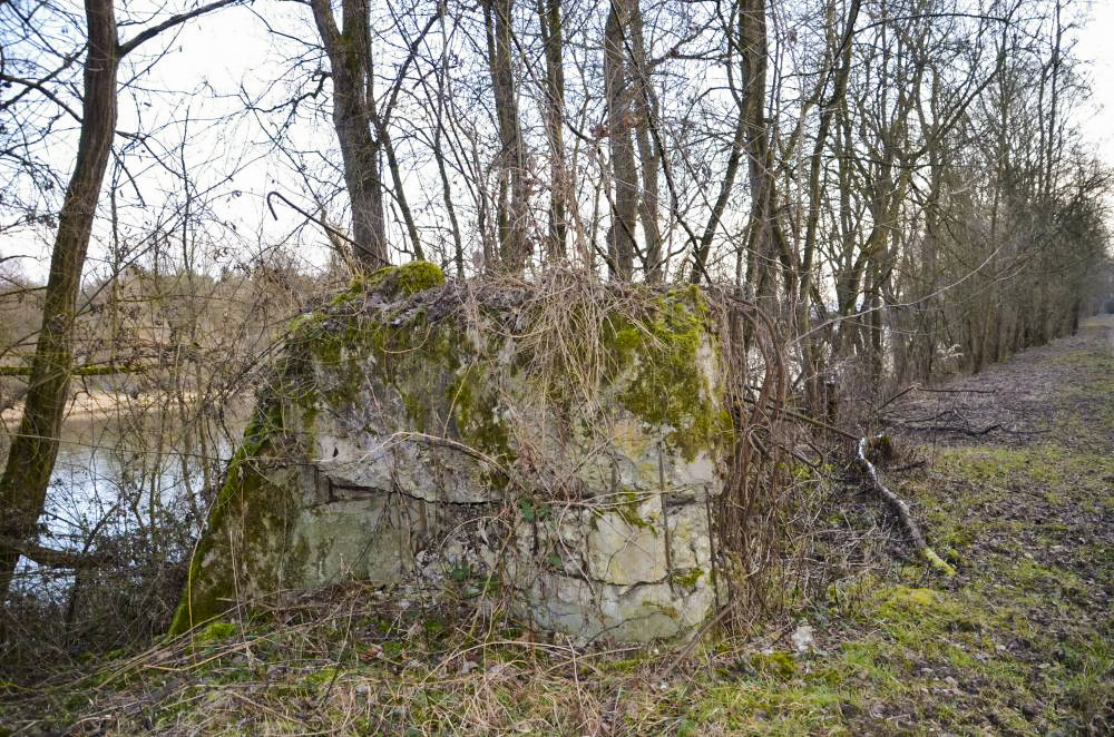 Ligne Maginot - G39 - RUMERSHEIM LE HAUT BERGE 3 - (Blockhaus pour arme infanterie) - Vue extérieure Nord coté Rhin