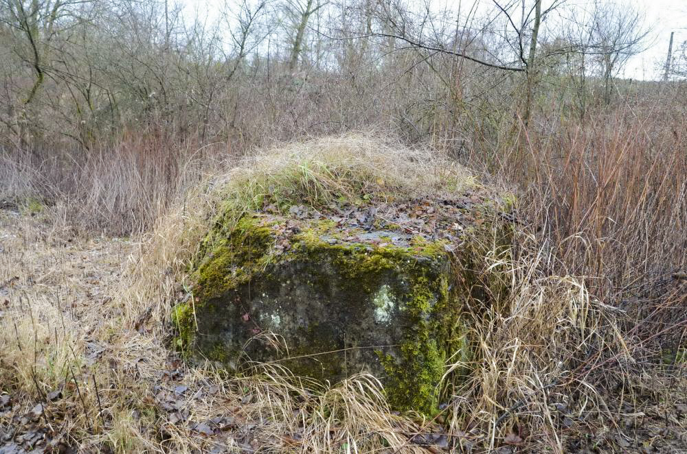 Ligne Maginot - G48 - OTTMARSHEIM - (Blockhaus pour arme infanterie) - Bloc de béton coté Rhin