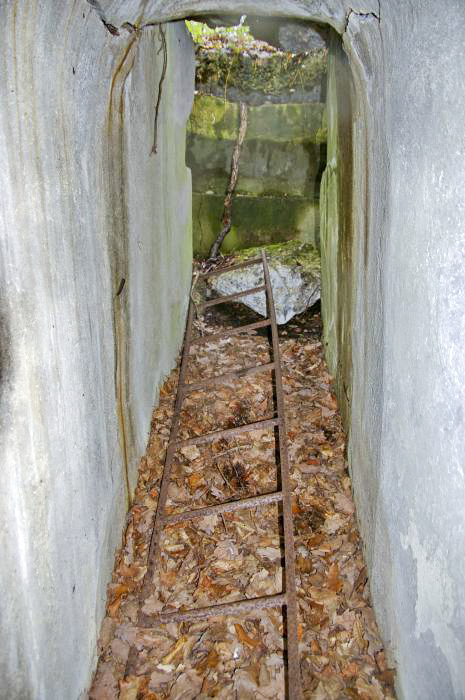 Ligne Maginot - GRUNHUTTE 2 - (Cuve pour arme d'infanterie) - Couloir vers la chambre de tir
