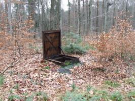Ligne Maginot - G4 - (Chambre de coupure) - Trappe ouverte