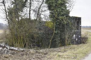Ligne Maginot - BRIGGMATTEN EST - (Blockhaus pour canon) - Coté nord avec les entrées