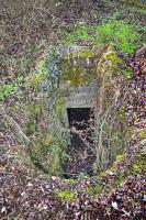 Ligne Maginot - VOIE-FERREE 3 - (Cuve pour arme d'infanterie) - Emplacement de la TD vue de l'extérieur.