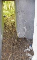 Ligne Maginot - KATZENPFAD - (Blockhaus pour arme infanterie) - Vue du couloir vers la porte d'entrée. A coté de la porte à droite la niche.