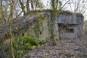 Ligne Maginot - 181 - KEMBS NORD 2 - (Blockhaus pour arme infanterie) - Vue sur le créneau mitrailleuse
