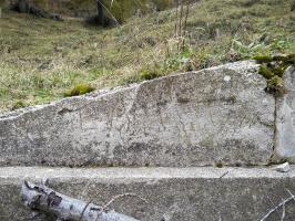 Ligne Maginot - CABANES VIEILLES (ABREUVOIR MILITAIRE) - (Divers) - Un autre des graffiti sur l'abreuvoir