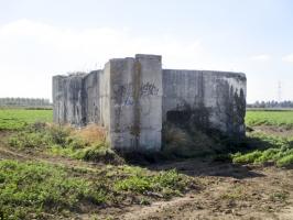 Ligne Maginot - BEF 322 - L'EPINE SUD EST - (Blockhaus pour canon) - Face orientée côté nord-est.