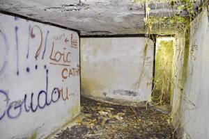 Ligne Maginot - PA PETIT-LANDAU 10 - (Abri) - Sous-sol, vue sur le puits d'entrée