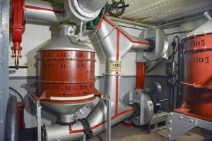 Ligne Maginot - ROHRBACH - FORT CASSO - (Ouvrage d'infanterie) - Bloc 2
Le système de ventilation et de filtration de l'air du bloc