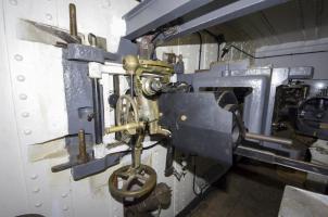 Ligne Maginot - ROHRBACH - FORT CASSO - (Ouvrage d'infanterie) - Bloc 3
Chambre de tir de casemate (47 AC engagé, détails des volants de pointage)