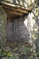 Ligne Maginot - BOIS DE DESSENHEIM SUD 1 - (Divers) - L'entrée.
Le coffrage a été fait de simple rondins
