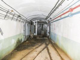 Ligne Maginot - LAVOIR - (Ouvrage d'artillerie) - Plan incliné
Galerie supérieur desservant l'ouvrage 