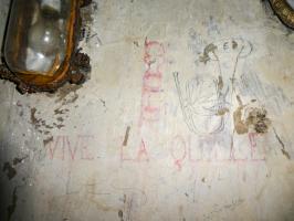 Ligne Maginot - LAVOIR - (Ouvrage d'artillerie) - Bloc 4 
Graffiti