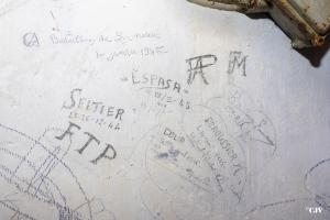 Ligne Maginot - LAVOIR - (Ouvrage d'artillerie) - Bloc 4 
Graffiti