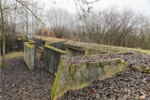 Ligne Maginot - HEITEREN (PC II/28° RIF) - (PC de Quartier) - Le parapet d'infanterie