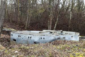 Ligne Maginot - HEITEREN (PC II/28° RIF) - (PC de Quartier) - Le parapet d'infanterie
