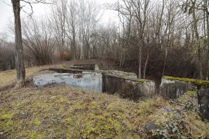 Ligne Maginot - HEITEREN (PC II/28° RIF) - (PC de Quartier) - Le parapet d'infanterie