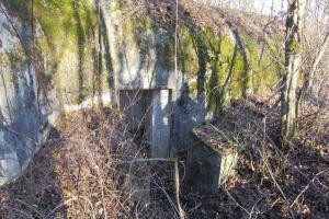 Ligne Maginot - KASTENWALD (QUARTIER NEUF-BRISACH - 1°BON 28° RIF) - (PC de Quartier) - Entrée de l'abri percée en 1939