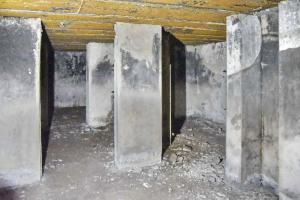 Ligne Maginot - OBERFELD - (Poste de Secours) - Vue sur les différentes chambres, depuis le point central.