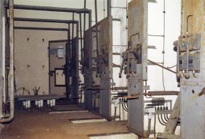 Ligne Maginot - GOETZENBRUCK - (Infrastructures électriques) - Cellules HTA du réseau de départs
Photographie faite avec l'autorisation de EDF.