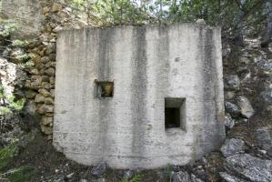 Ligne Maginot - CLOT DU POIN 1 - (Blockhaus pour arme infanterie) - Bloc inférieur