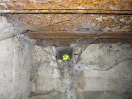 Ligne Maginot - 1 - UNTERJAEGERHOF - (PC de Sous-Quartier) - Deuxième pièce - réservation pour la ventilation