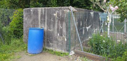 Ligne Maginot - 39 - BASSIN AUBERGER - (Blockhaus pour arme infanterie) - Vue arrière