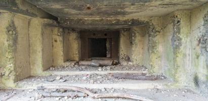 Ligne Maginot - 52 - BUSSIERES EST - (Blockhaus pour arme infanterie) - Détail créneau sud