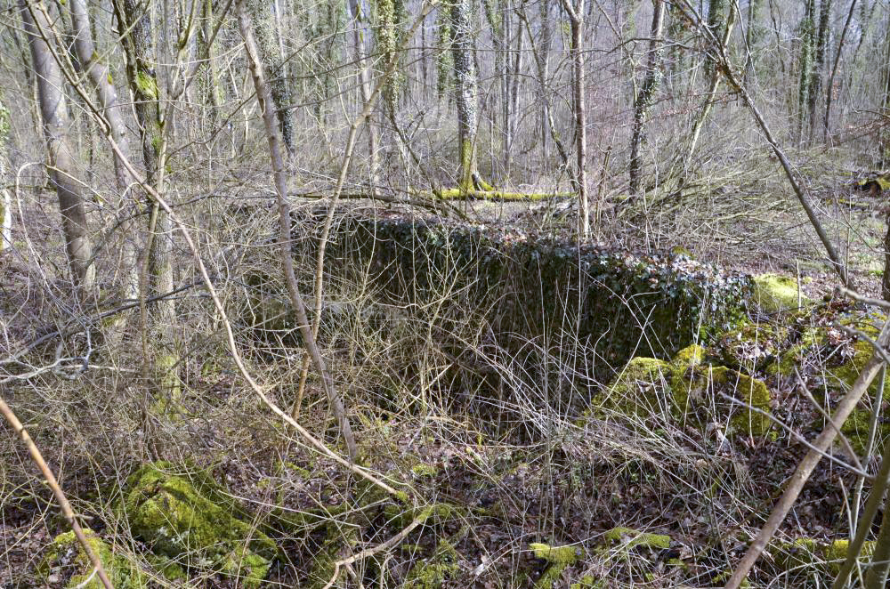 Ligne Maginot - RADBRUNNEN 2 - (Blockhaus pour canon) - Mur latéral nord