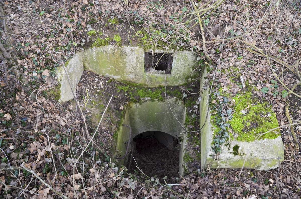 Ligne Maginot - SIERENTZ 4 - (Blockhaus pour arme infanterie) - Entrée en puits