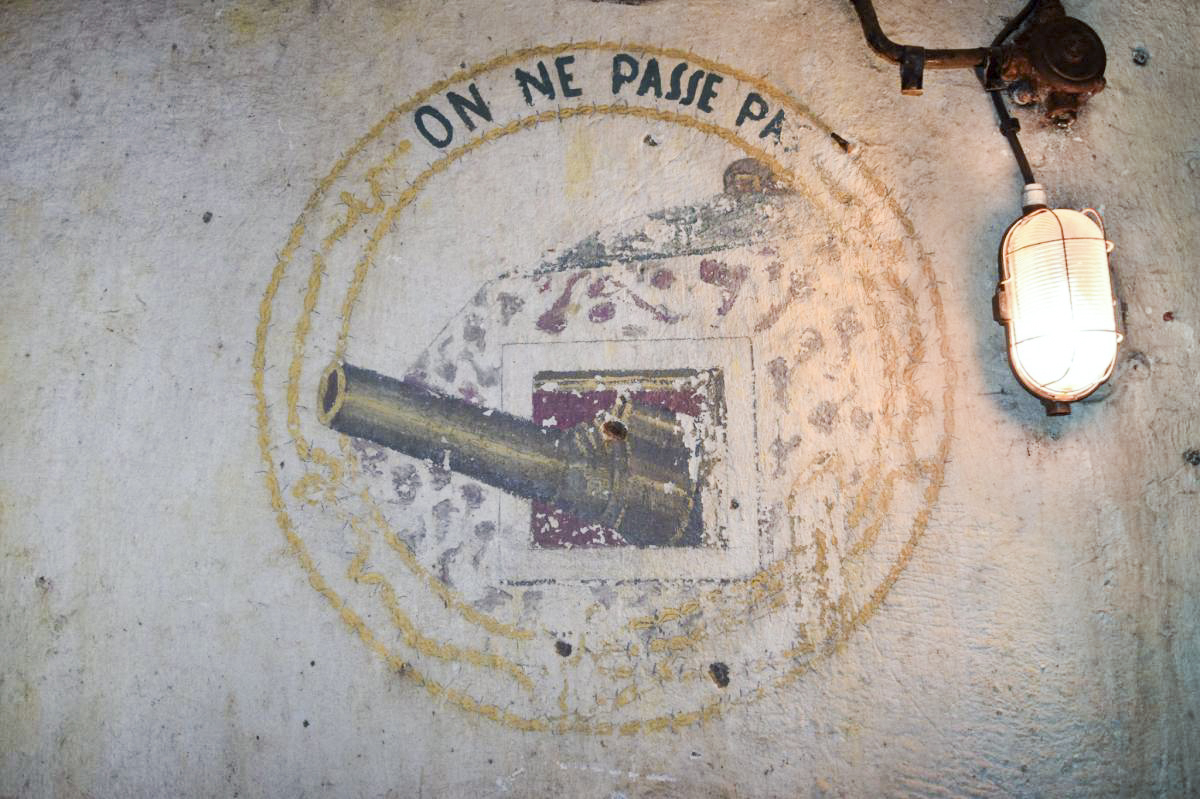 Ligne Maginot - BAMBESCH - A35 - (Ouvrage d'infanterie) - Bloc 2
Peinture murale