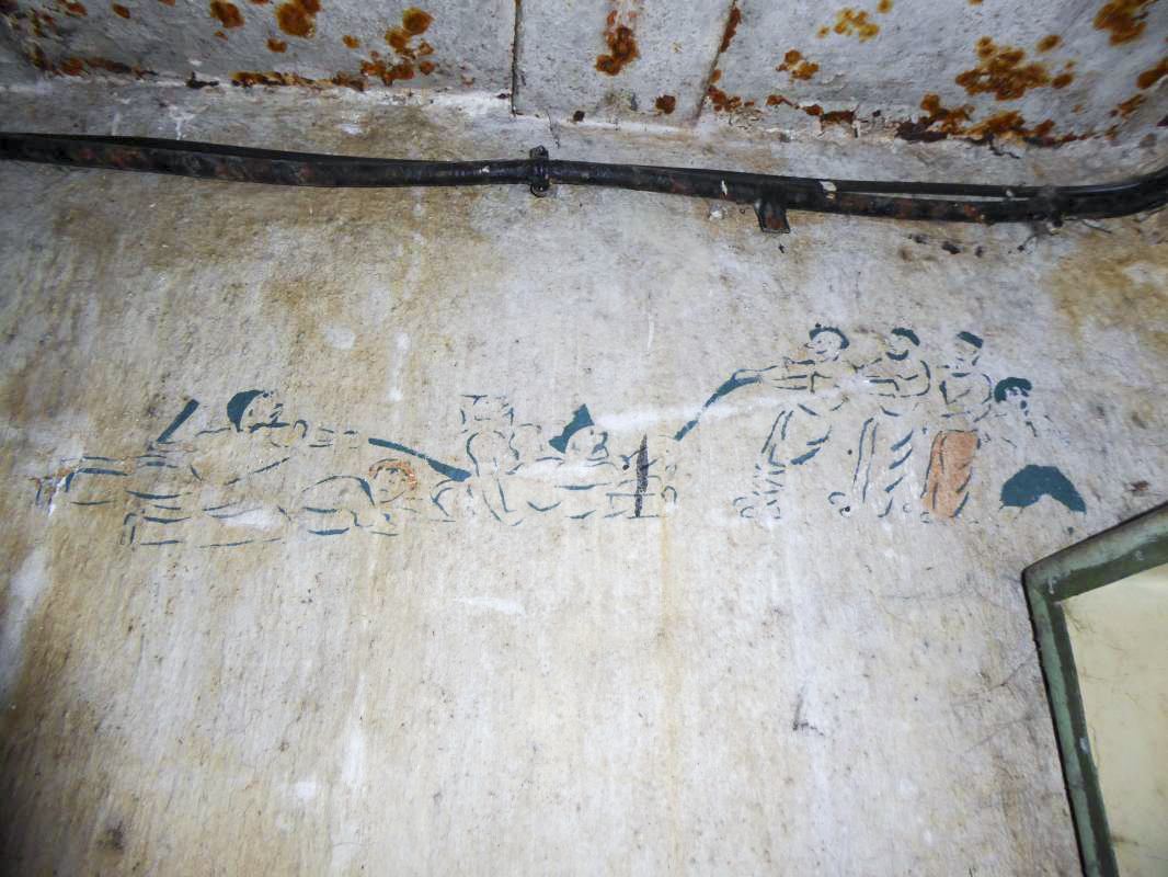 Ligne Maginot - BAMBESCH - A35 - (Ouvrage d'infanterie) - Bloc 2
Peinture murale