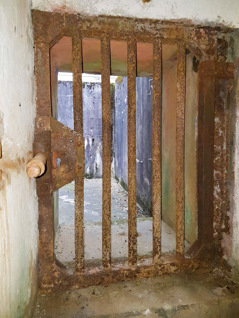 Ligne Maginot - BAMBESCH - A35 - (Ouvrage d'infanterie) - Bloc 3
La grille de l'issue de secours