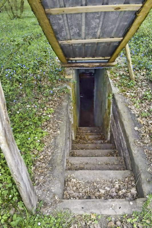 Ligne Maginot - SCHLOSSWEG NORD-OUEST (II/10° RIF ET 8° BM) - (PC de Quartier) - L'entrée