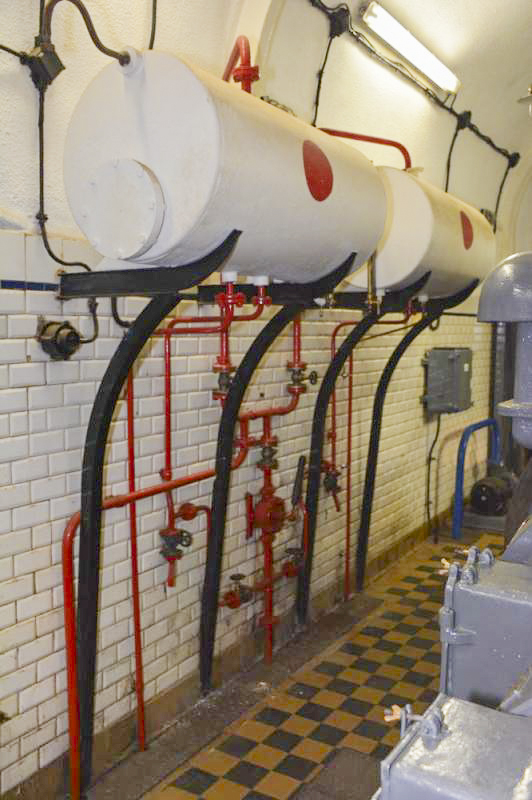 Ligne Maginot - ROHRBACH - FORT CASSO - (Ouvrage d'infanterie) - L'usine électrique
Réservoirs journaliers des groupes SMIM