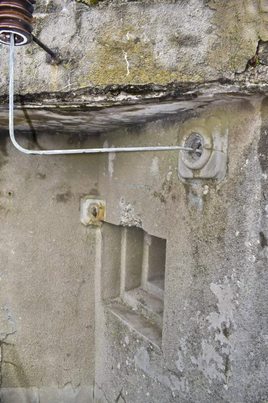 Ligne Maginot - ROHRBACH - FORT CASSO - (Ouvrage d'infanterie) - Bloc 2
Entrée de l'antenne dans le bloc