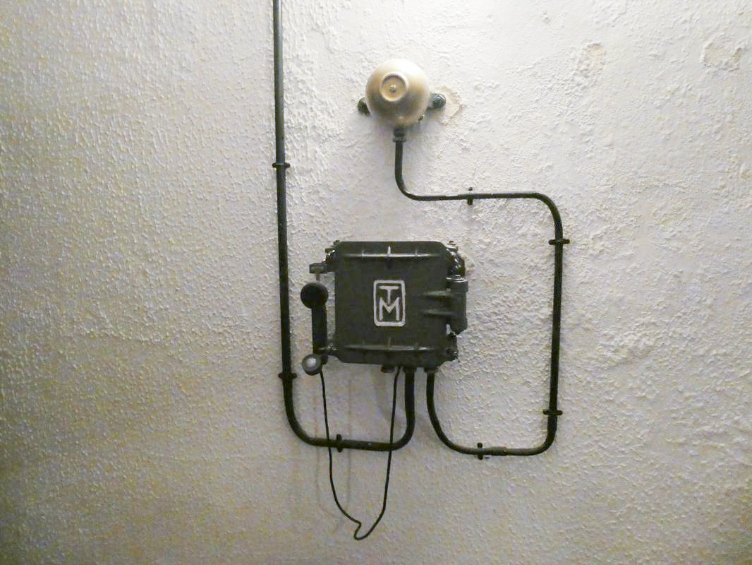 Ligne Maginot - ROHRBACH - FORT CASSO - (Ouvrage d'infanterie) - Bloc 1
Téléphone intérieur