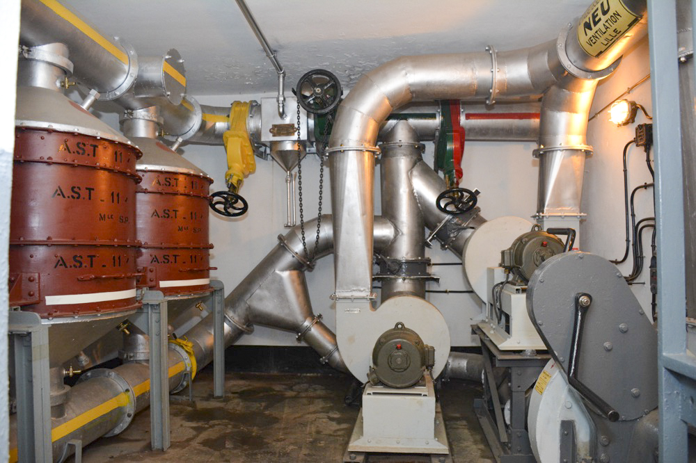 Ligne Maginot - ROHRBACH - FORT CASSO - (Ouvrage d'infanterie) - Bloc 3
Ventilation et filtrage de l'air du bloc