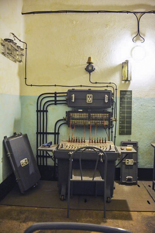 Ligne Maginot - ROHRBACH - FORT CASSO - (Ouvrage d'infanterie) - Le central téléphonique de l'ouvrage